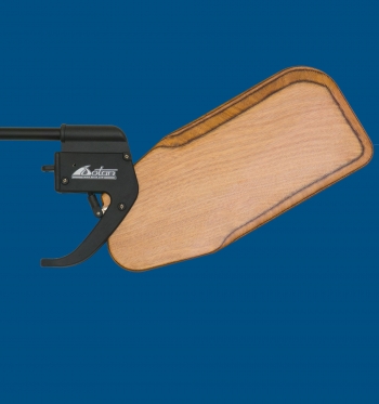 Dotan's Kick-Up Rudder with wooden blade.