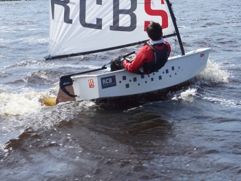 Dotan's Kick-Up Rudder with wooden blade, holes with Ø8 mm