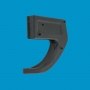 Rudder Head (Stock) 20 with a hole or pintle Ø8 or Ø10mm